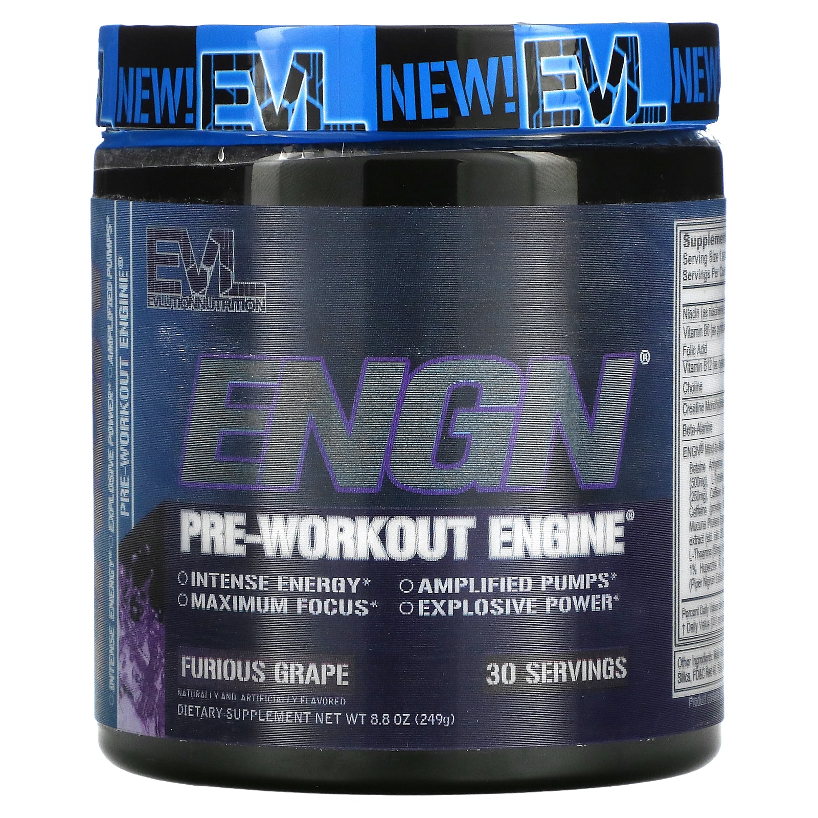 engn pre workout with grape flaver