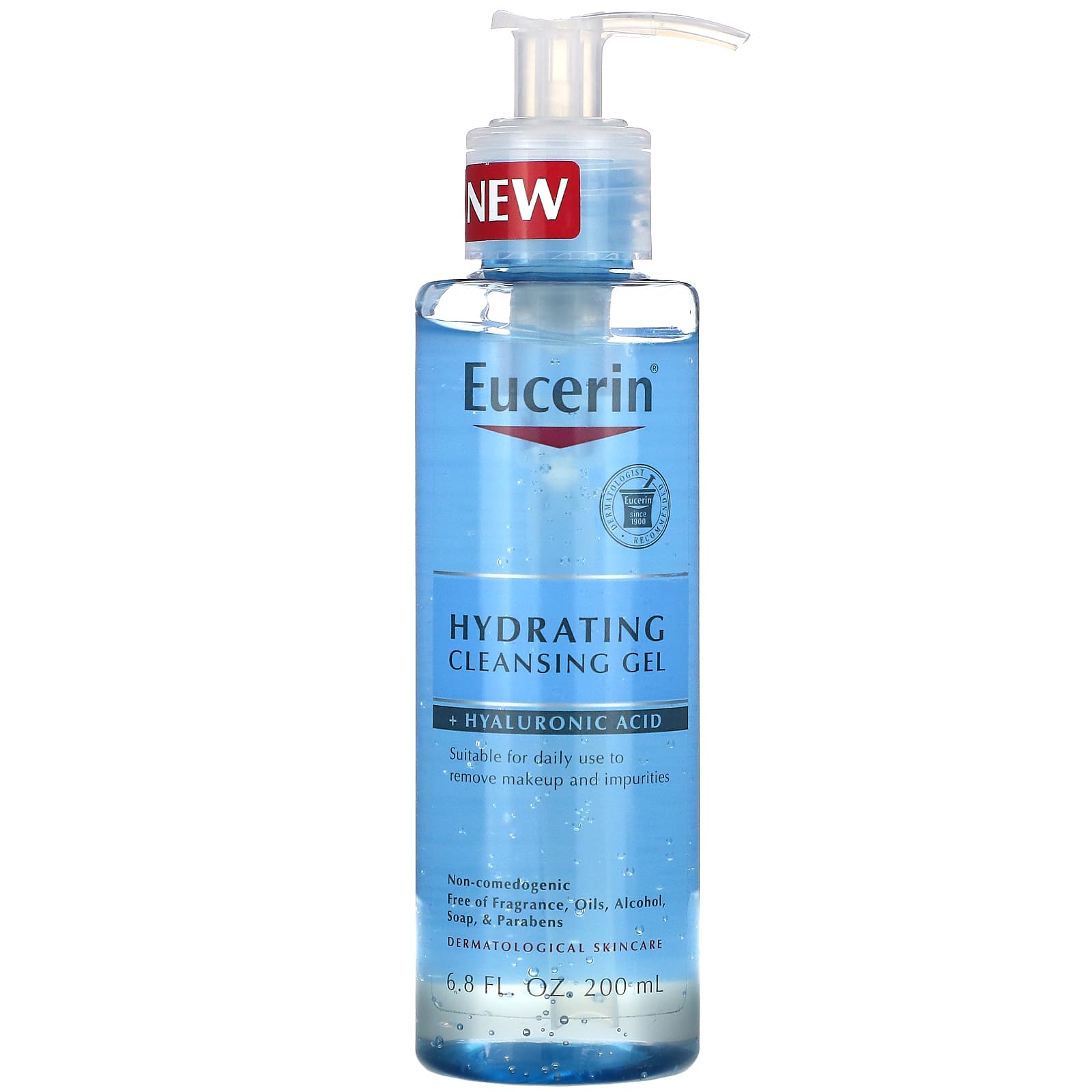 Eucerin hydrating cleansing gel + Hyaluronic Acid - 200 ml