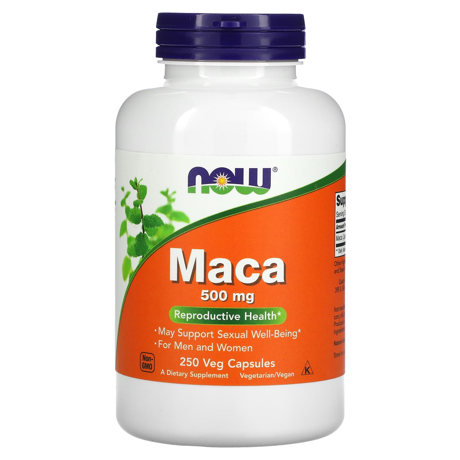 Maca 500 mg 250 Veg Capsules