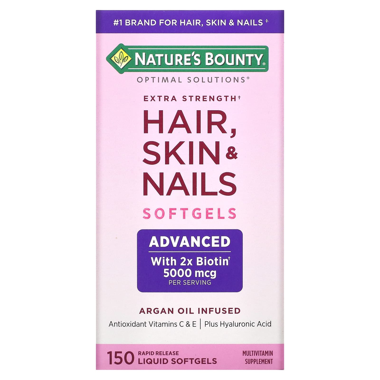 Nature's bounty extra strength hair skin and nails price