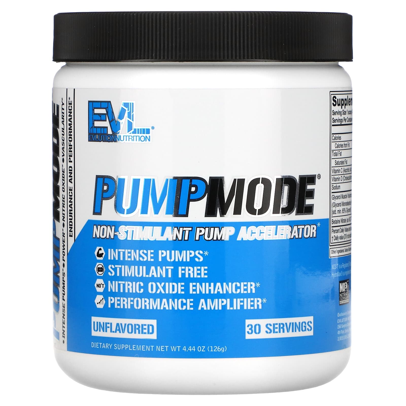 احصل الآن على مكمل Pump Mode Evlution Nutrition لزيادة الطاقة قبل التمارين