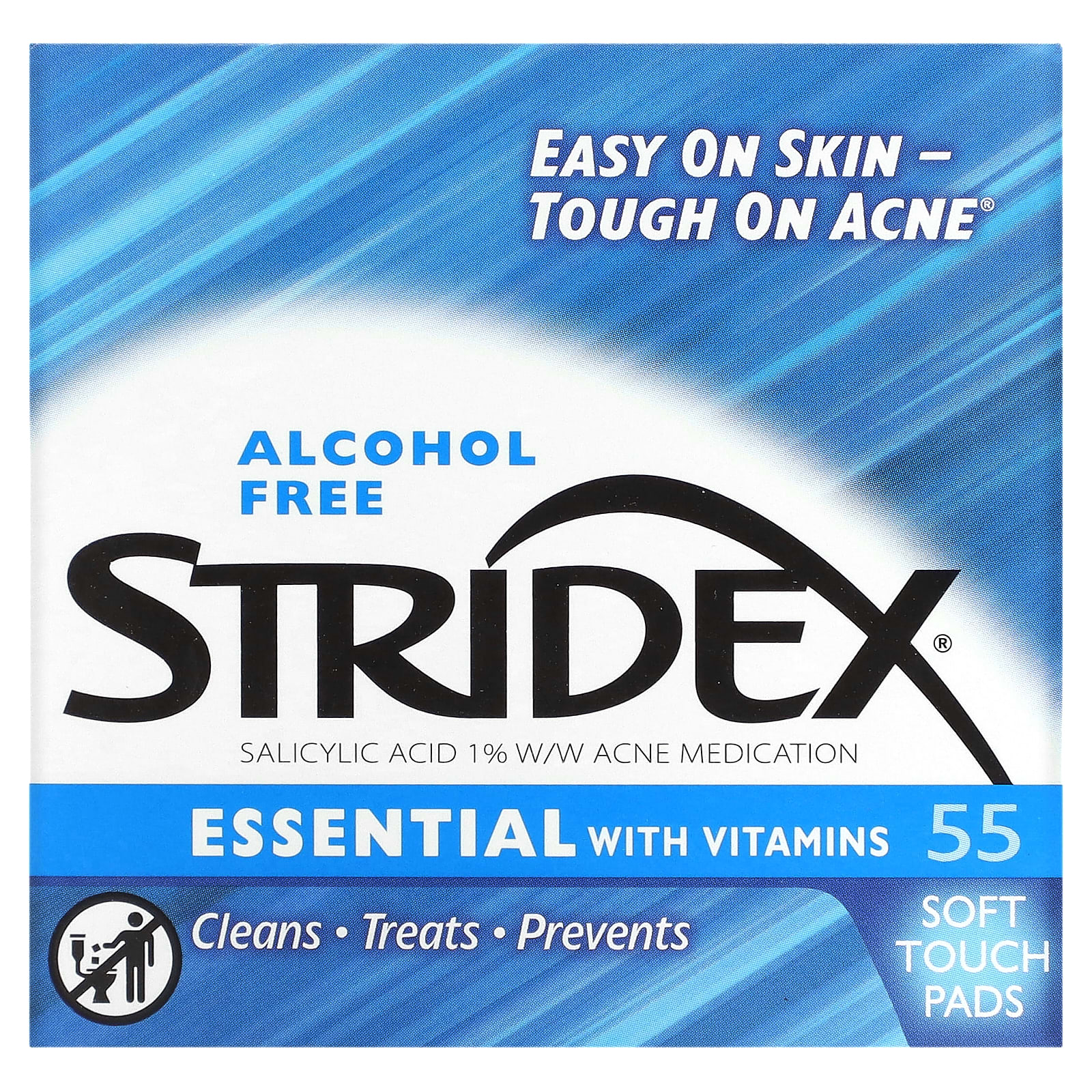 Stridex acne pads with cyclic acid